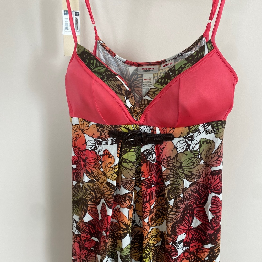 Miss sixty butterfly dress size m